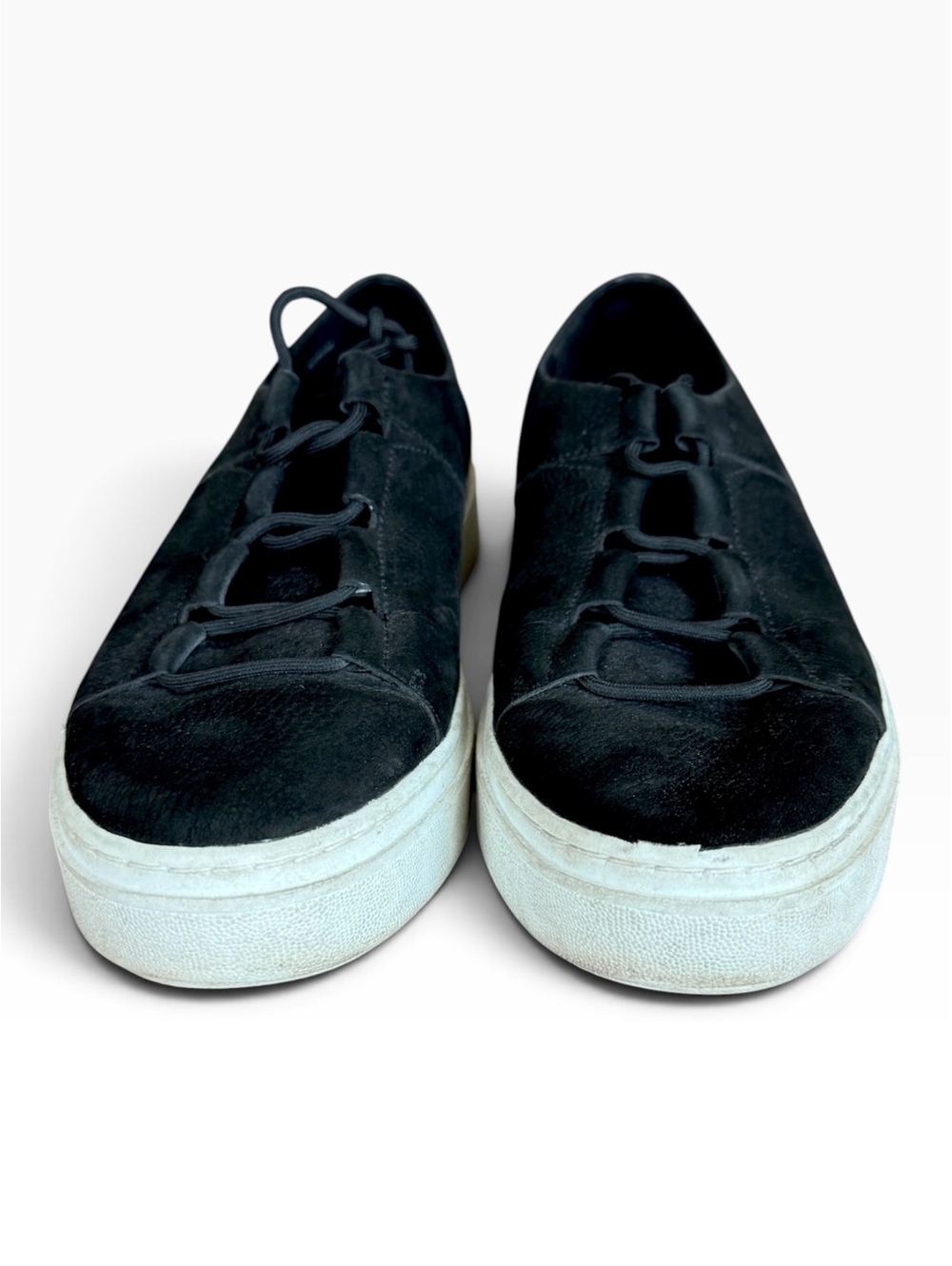 Eileen Fisher Kipling Black Suede Nubuck Sneakers Size 7